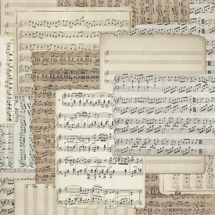 Simple Vintage Timeless Harmony Paper - Noteworthy