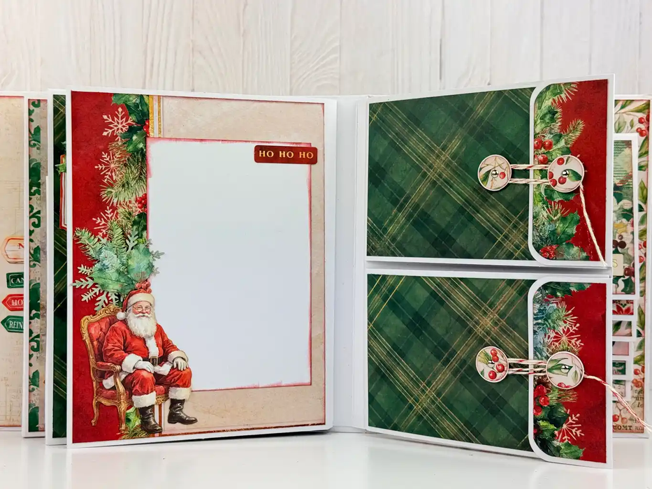 SANTA'S WINTER VILLAGE ALBUM KIT BY NIKKI SHER