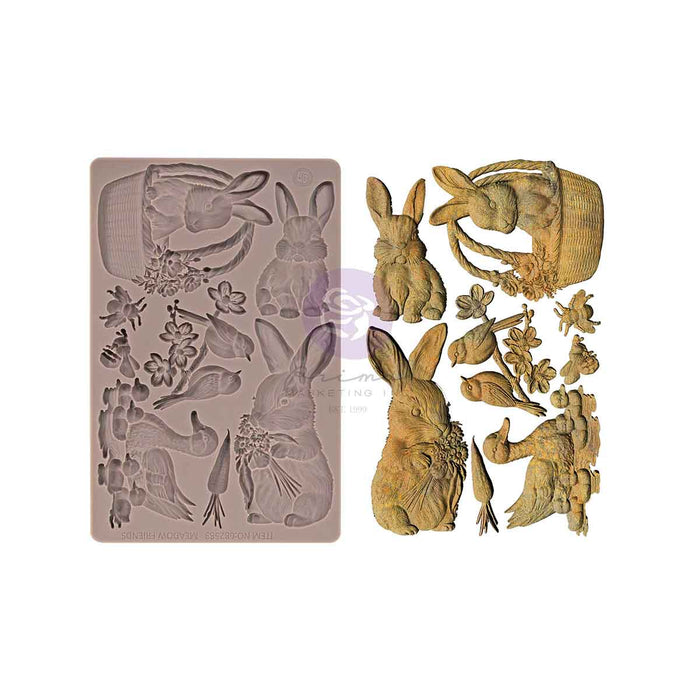 AMONG THE WILDFLOWERS COLLECTION MOULD – GARDEN FRIENDS