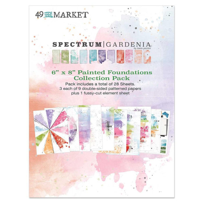 Spectrum Gardenia Collection Pack 6"X8" - Painted Foundations