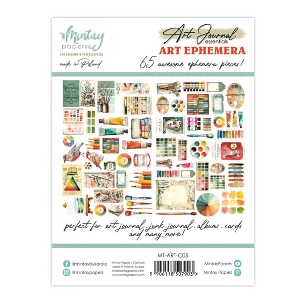ART JOURNAL EPHEMERA PACK - ART