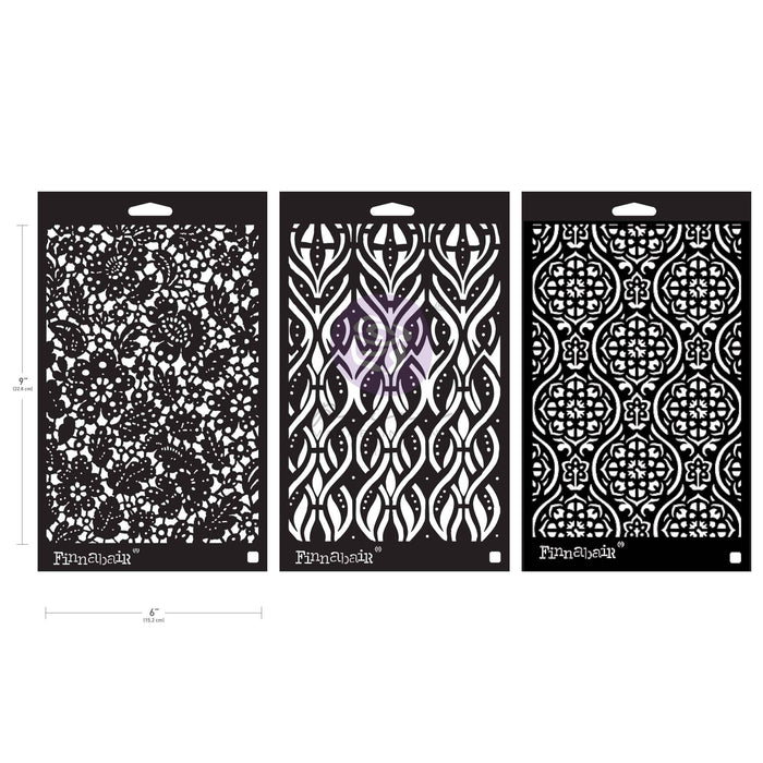 Finnabair Stencil Set - Victorian Tiles
