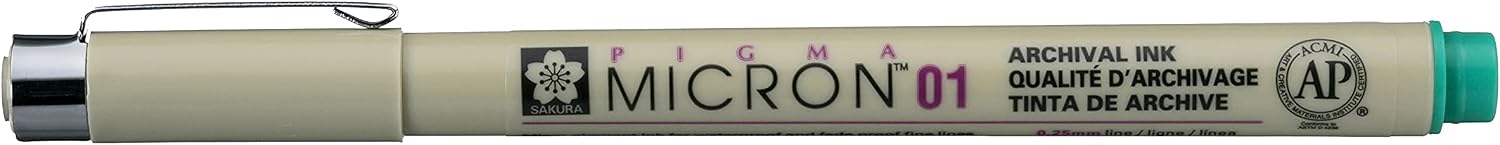 Pigma Micron Pen 01 0.25mm - Green