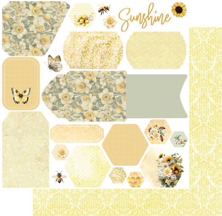 Sweet as Honey - Picked Flowers Paper
