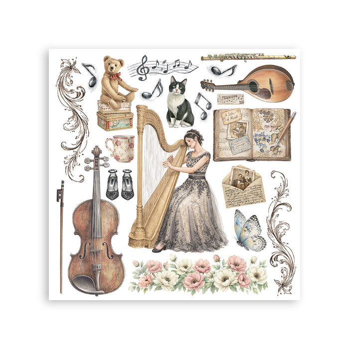 Symphony Rub-On Kit 6"x6"