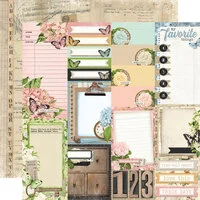Simple Vintage Junk Drawer Paper - Journal Elements