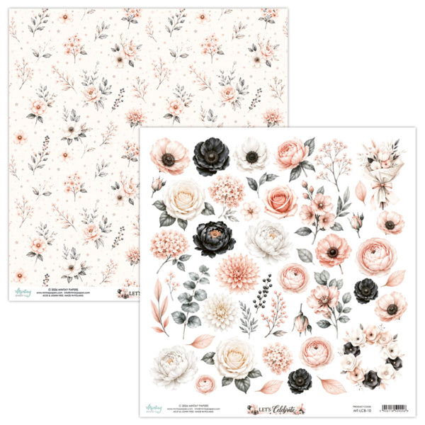 LET'S CELEBRATE 12 X 12 FLORA PAPER