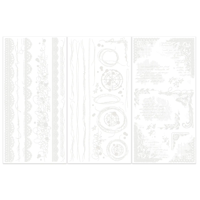 Irresistible Artful Edges Rub-On Transfer Set