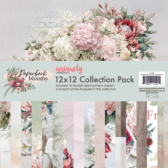 PAPERBARK BLOOMS 12 X 12 COLLECTION PACK