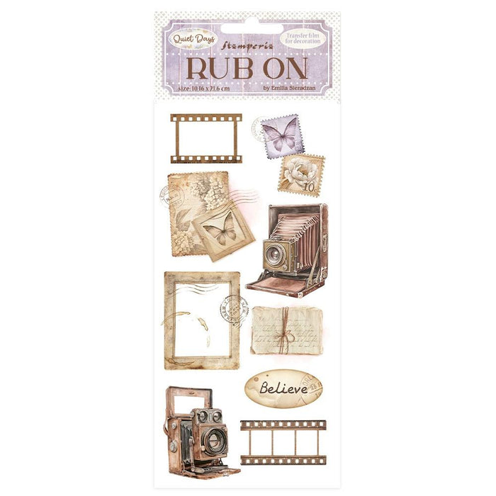 Quiet Days Rub-Ons - Vintage Photography