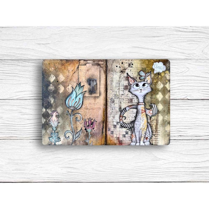 Furry Friends Stencil - Rhombus Pattern