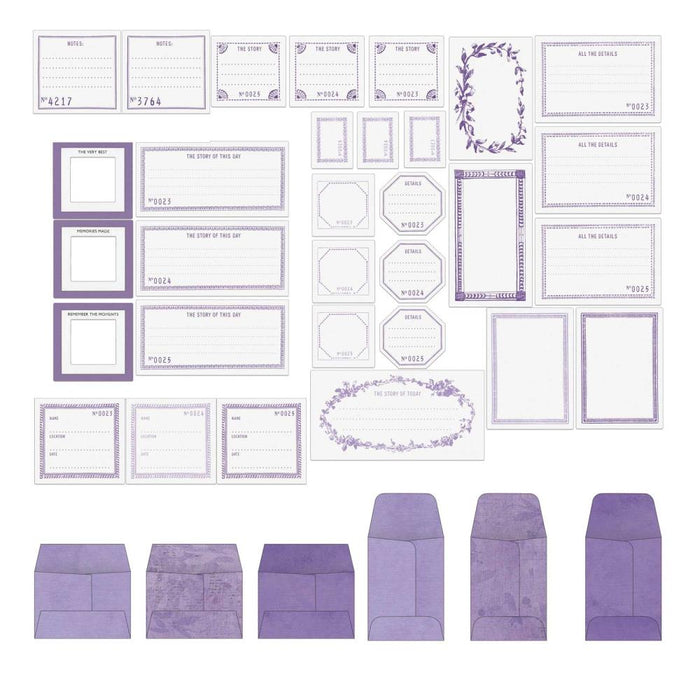 Color Swatch: Lavender Envelope Bits