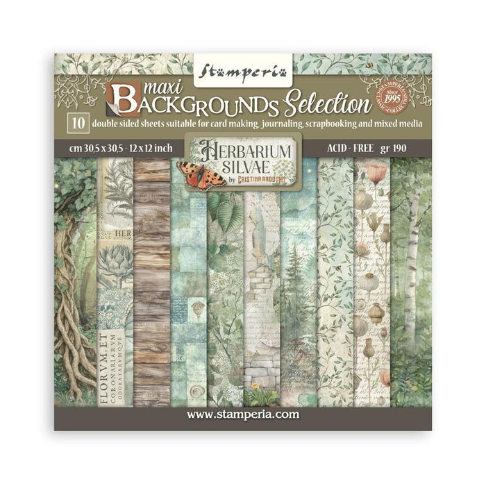 Herbarium Silvae Backgrounds Pad 12"X12"