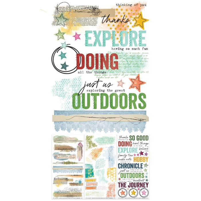 Curiosities In Willow Grove Blendable Rub-On Transfer Set