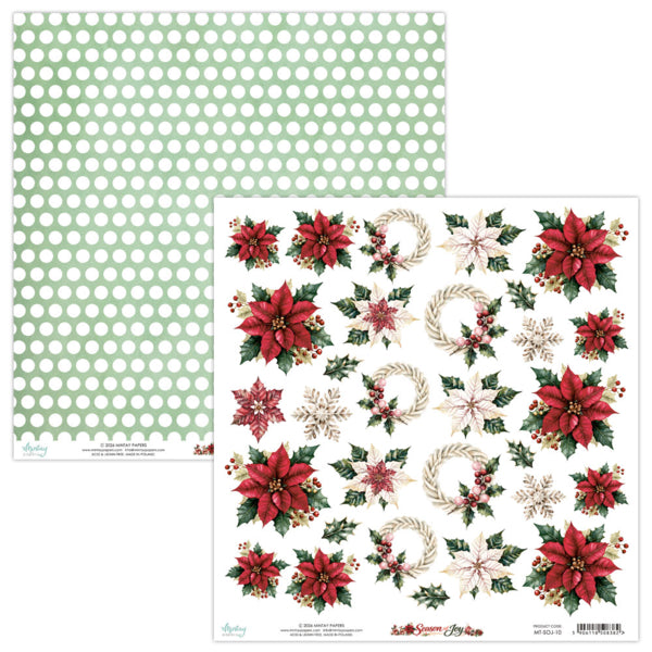 SEASON OF JOY 12 X 12 FLORA PAPER