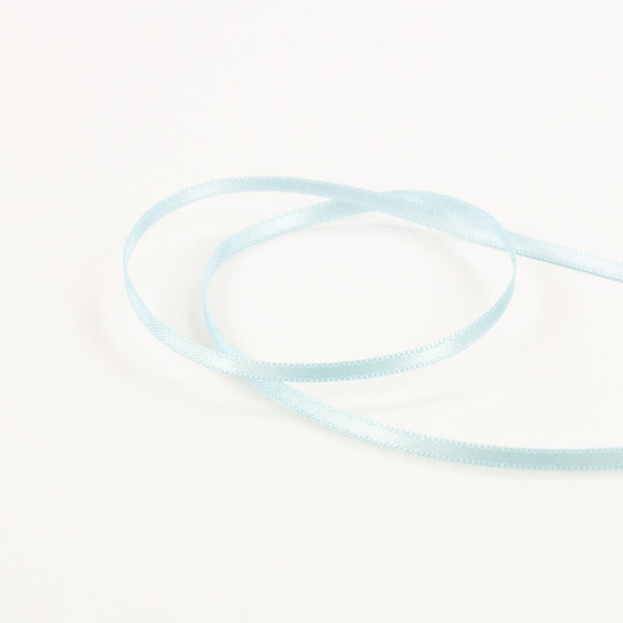 3mm Satin Ribbon - Arctic Blue