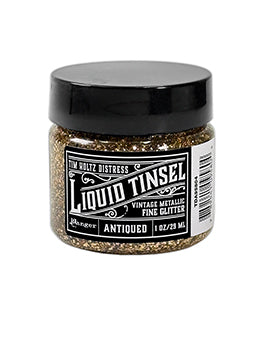 DISTRESS LIQUID TINSEL - FINE, ANTIQUED