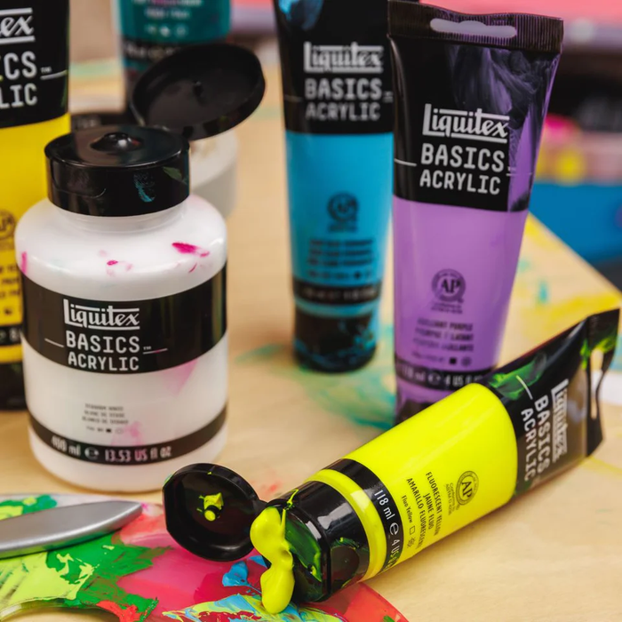 LIQUITEX BASICS ACRYLIC 250ml - Titanium White