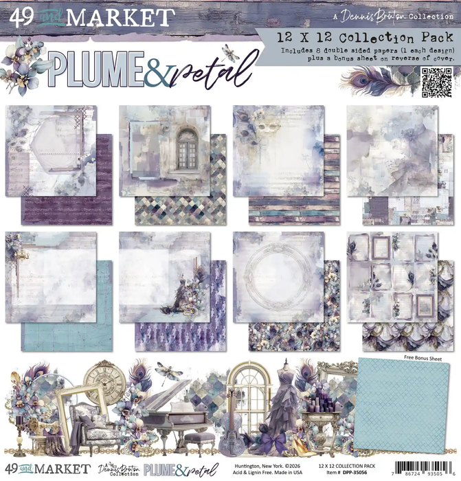Plume & Petal Collection Pack 12"X12"