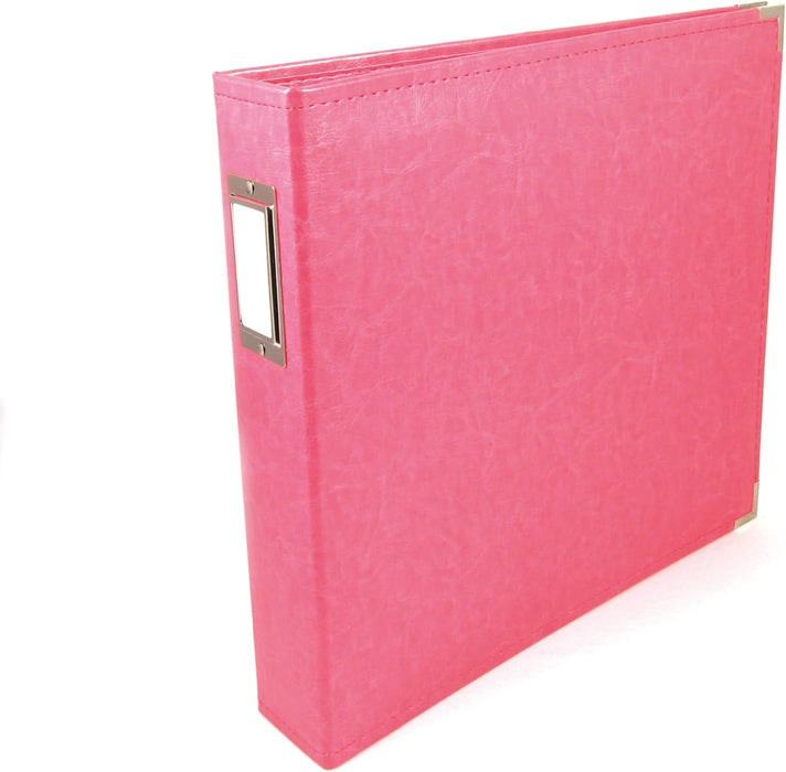 We R Classic Leather 3-Ring Binder 12"X12" - Available in 22 colours