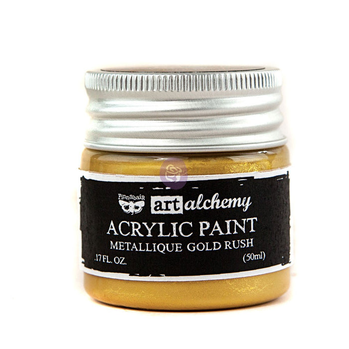 Finnabair Art Alchemy Acrylic Paint - Metallique Gold Rush