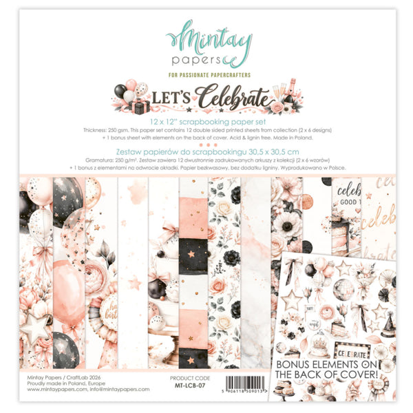 LET'S CELEBRATE 12 X 12 PAPER SET