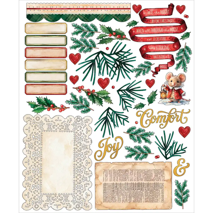 49 & MARKET SANTA´S WINTER VILLAGE CARD KIT