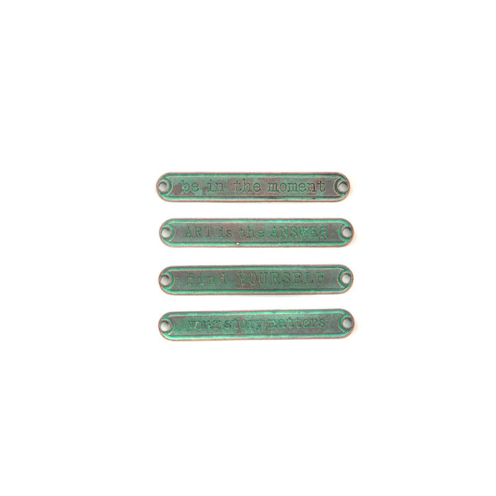 Finnabair Mechanicals Metal Embellishments - Antique Labels