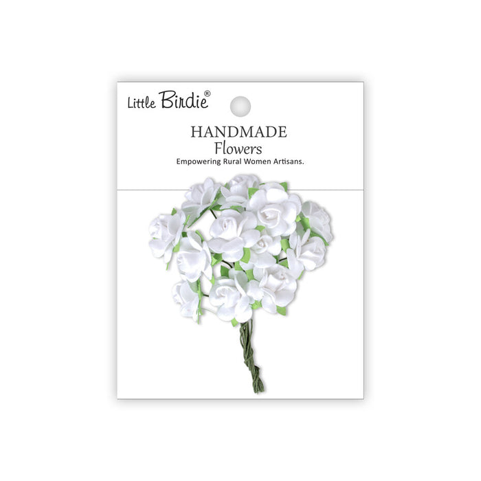 Little Birdie Flowers - Catalina Frosty White