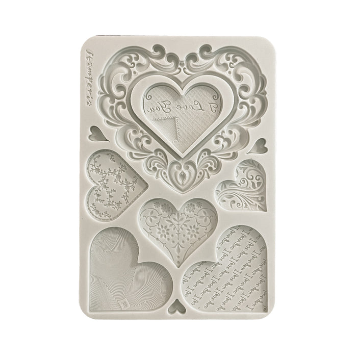 Family Silicon Mould A5 - Hearts