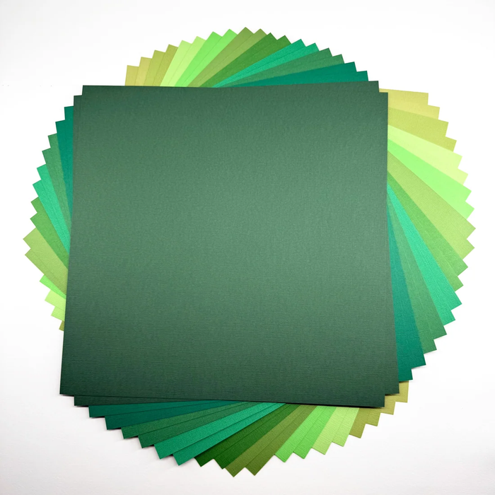 Textured Cardstock 20 Pack - GREEN
