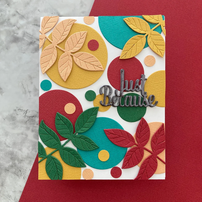 ROSY RED - Canvas Texture Cardstock