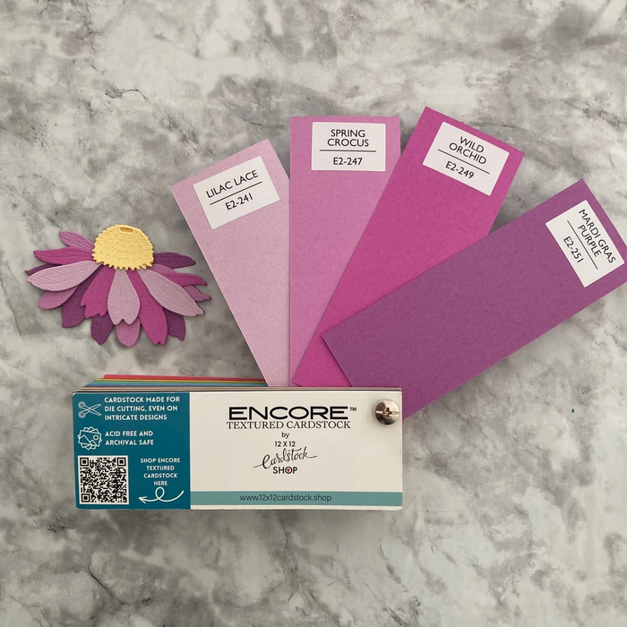 LILAC LACE - Canvas Texture Cardstock