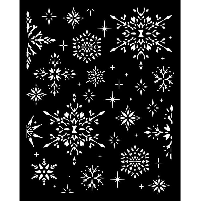 The Owl's House Stencil - Snowflakes