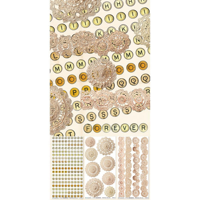 Nostalgic Memories Essential Rub-On Transfers