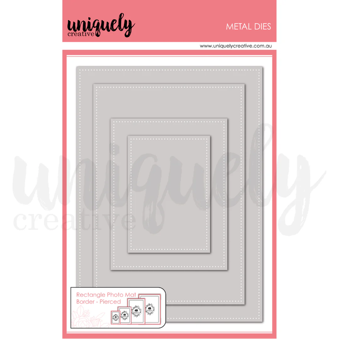 RECTANGLE PHOTO MAT BORDER DIE - PIERCED
