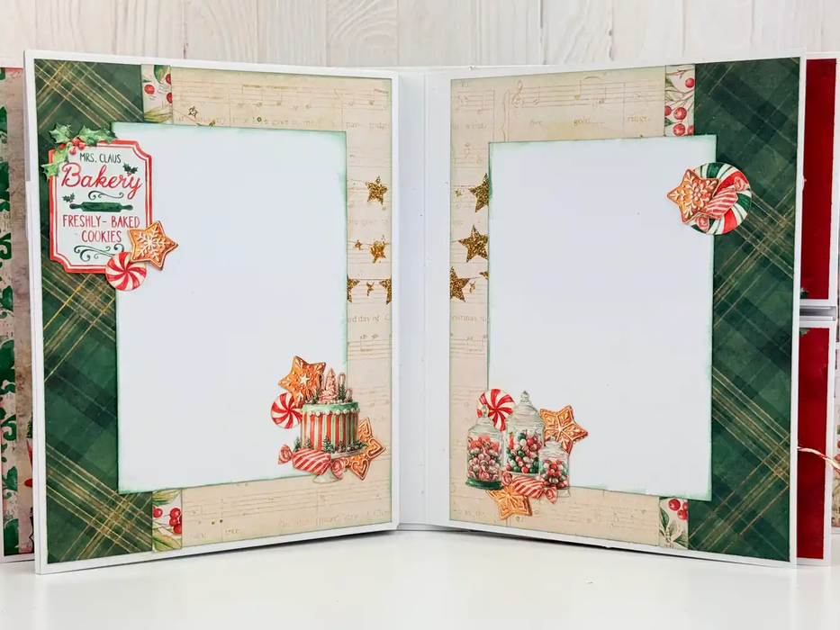 SANTA'S WINTER VILLAGE ALBUM KIT BY NIKKI SHER