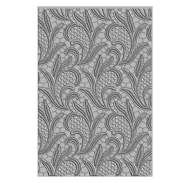 Textured Embossing Folder By Eileen Hull - Lacy Leaves