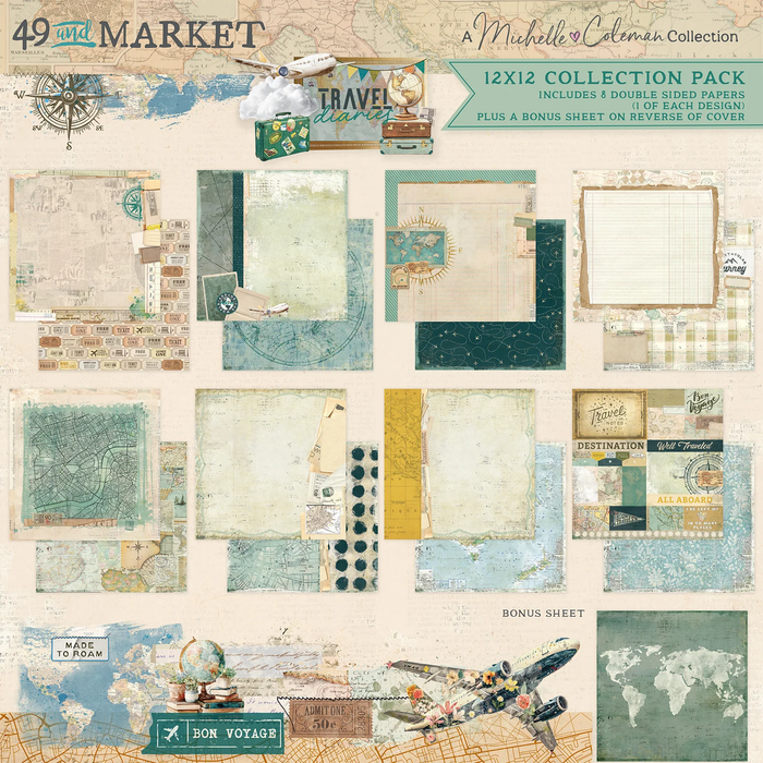 Travel Diaries 12 x12 Collection Pack