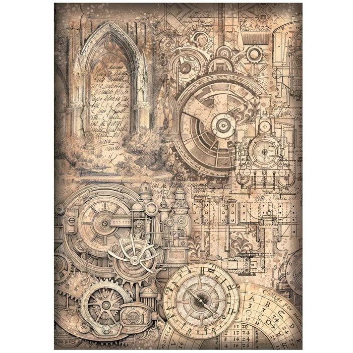 Rice Paper Sheet A4 - Sir Vagabond In Fantasy World Mechanical