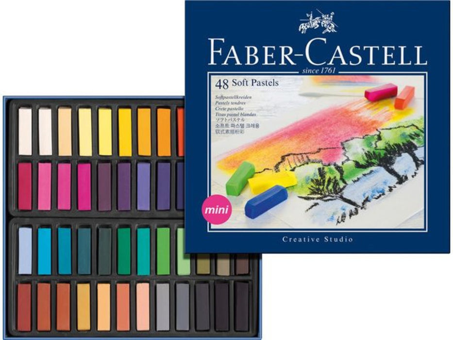Faber Castell Soft Pastel Crayons Mini Box 48 pcs