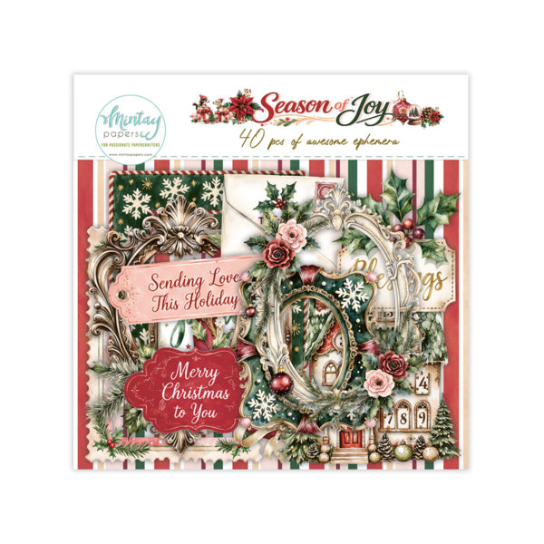 SEASON OF JOY EPHEMERA - 40 PIECES