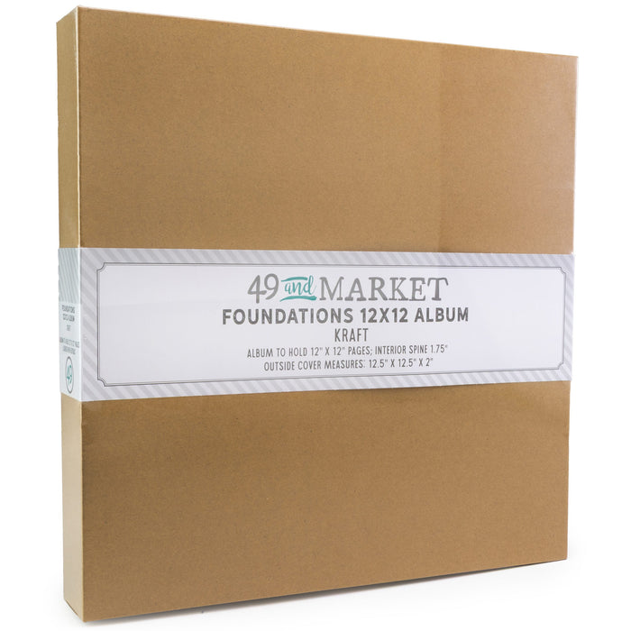 49 & MARKET FOUNDATIONS 12X12 ALBUM - KRAFT