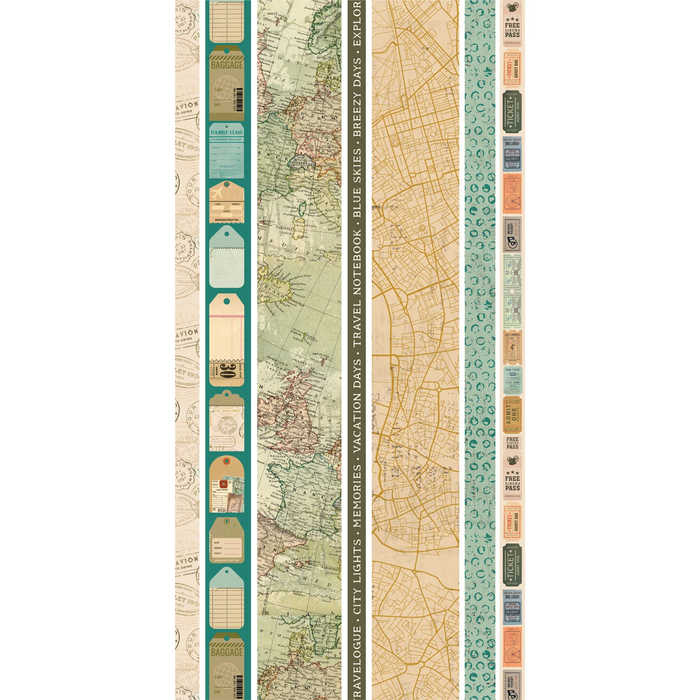 Travel Diaries Washi Sheets