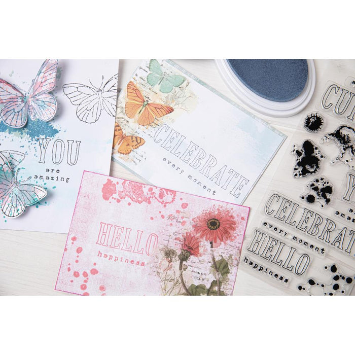 49 & Market Layered Clear Stamps - Hello You