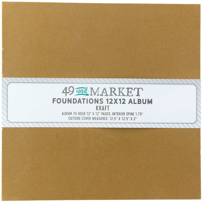 49 & MARKET FOUNDATIONS 12X12 ALBUM - KRAFT