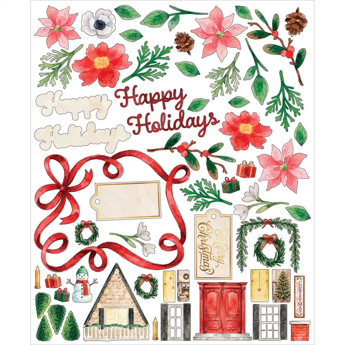 49 & MARKET SANTA´S WINTER VILLAGE CARD KIT
