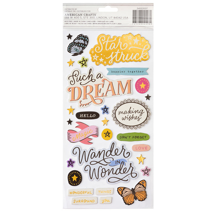 Star Struck Thickers Stickers