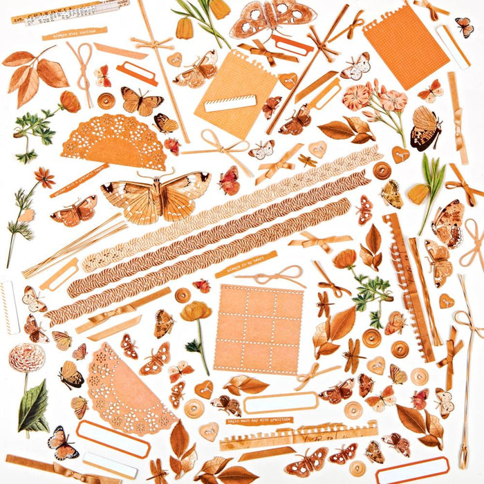 Color Swatch: Peach Laser Cut Outs