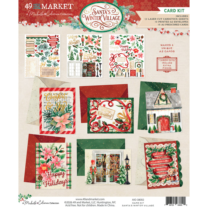 49 & MARKET SANTA´S WINTER VILLAGE CARD KIT